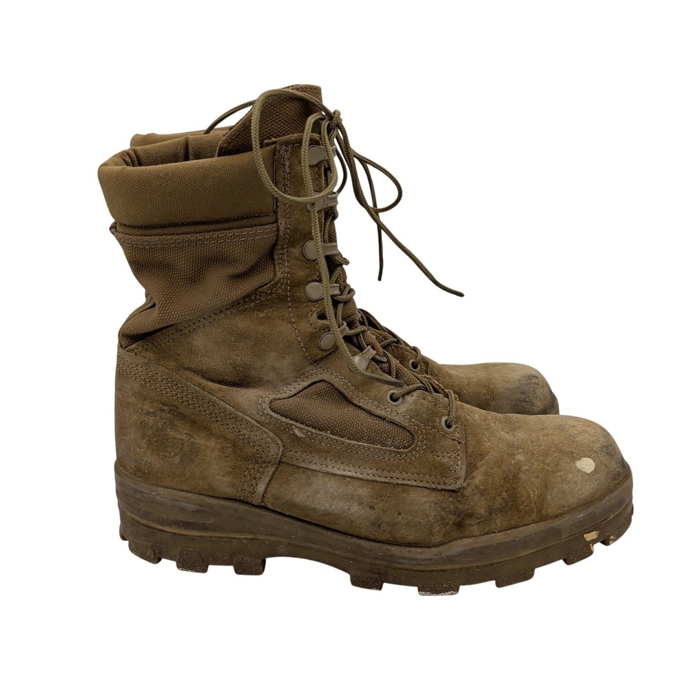 Bates USMC E85502E Mens 11.5 R Temperate Weather Combat Boots Brown Vibram EGA